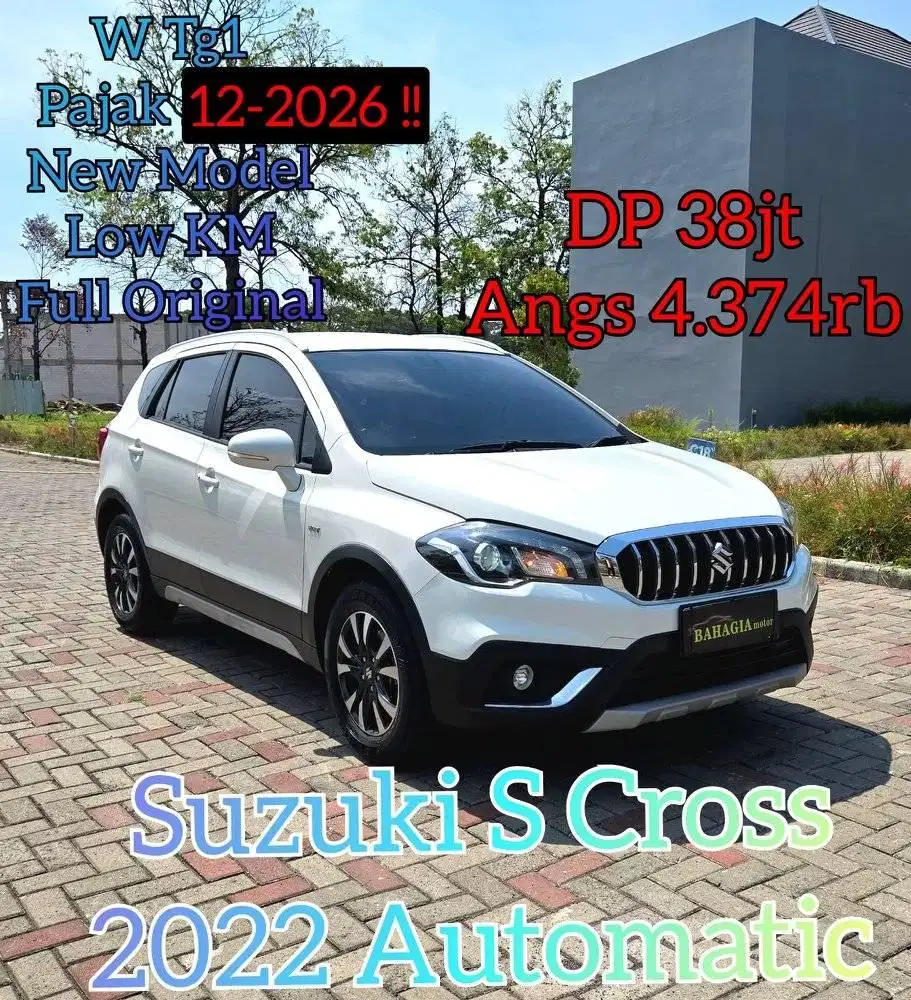(LOW KM) Suzuki S-Cross 2022 Matic pmk 2023 Putih AT HRV 2017 Baleno