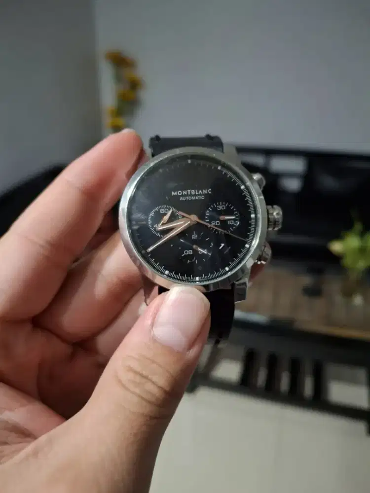 jam tangan mont blanc automatic no minus