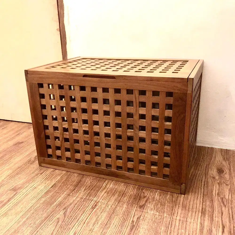 Wooden Box Storage Jati