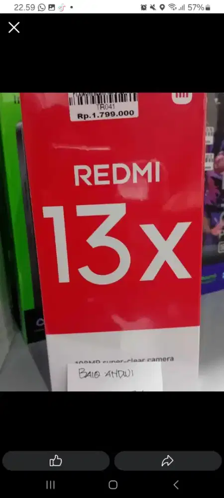 XIAOMI REDMI 13X 8/128 • ATLANTISDAHSYAT