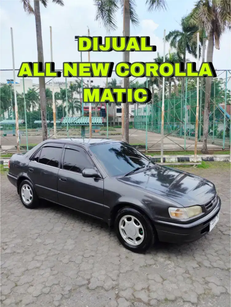 Sedan all new corolla 1997 matic nego
