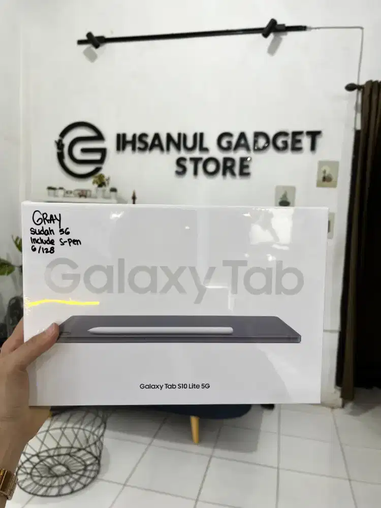 SAMSUNG TAB S10 LITE 5G bisa kartu RAM 6/128 DAN SPEN