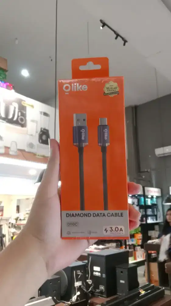 Olike D110C Diamond Kabel Data Charger USB TYPE C 1M 3A