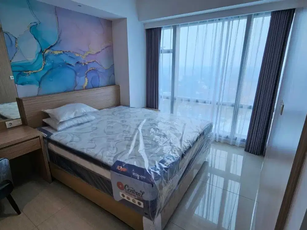 Sewa Apartemen La Riz 3 Kamar Bagus Bersih Connect Pakuwon Mall