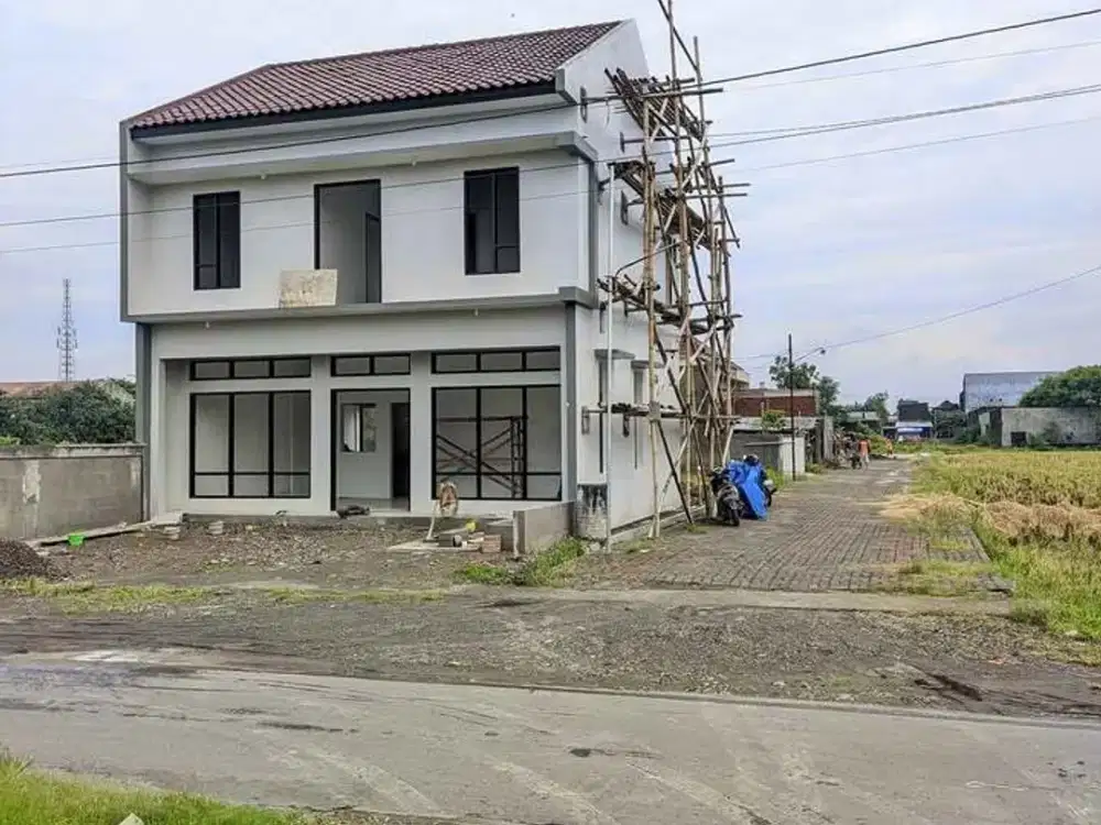 kavling tanah luas 122 m2 sudah shm lingkungan cluster di banyuanyar