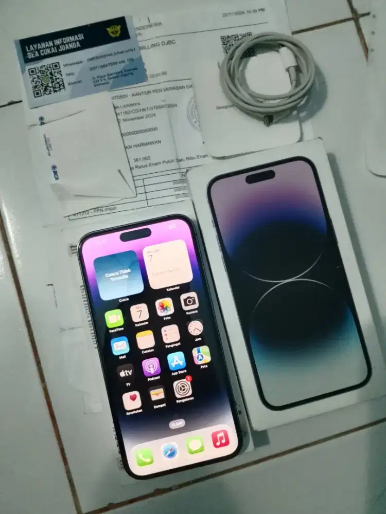 Iphone 14 Promax 256GB All Operator Bea Cukai