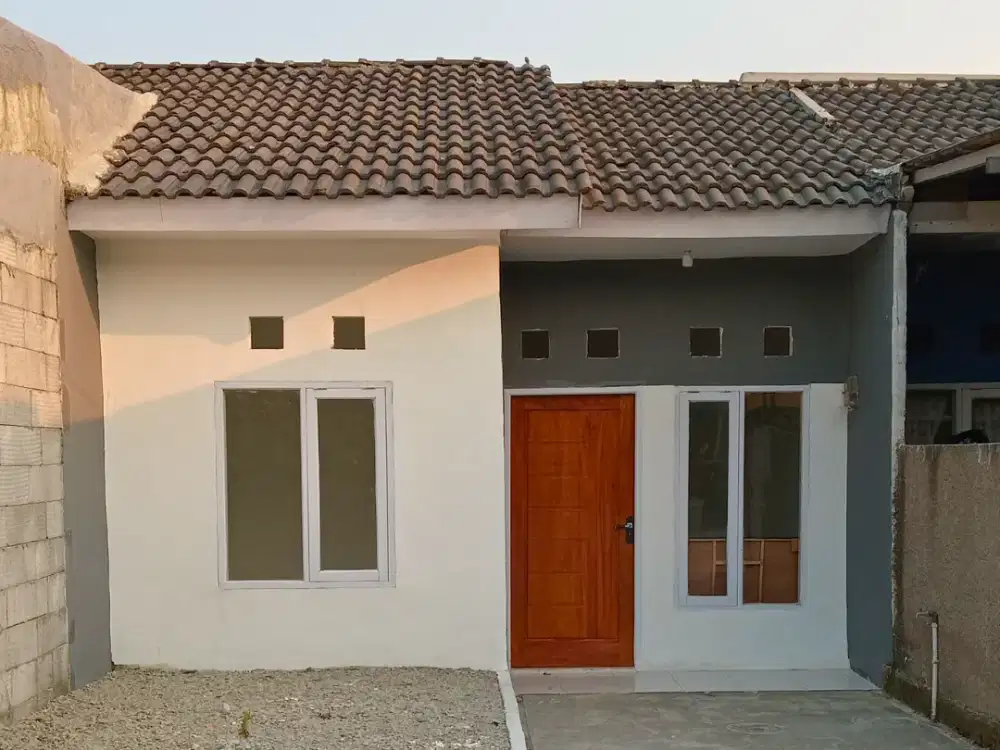 Rumah Siap Huni Cicilan 1.3 juta full bangunan sampai belakang