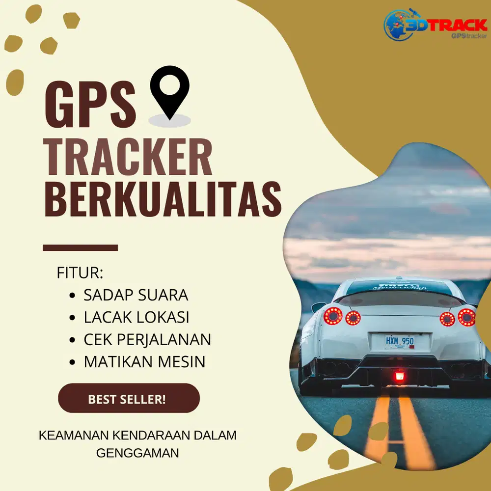GPS TRACKER KENDARAAN BERMOTOR MURAH BERGARANSI 3DTRACK