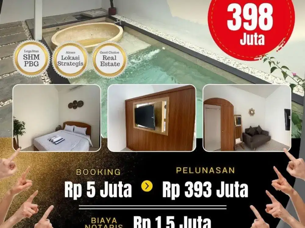 Villa Oasis montana siap huni tetangganya artis terkenal