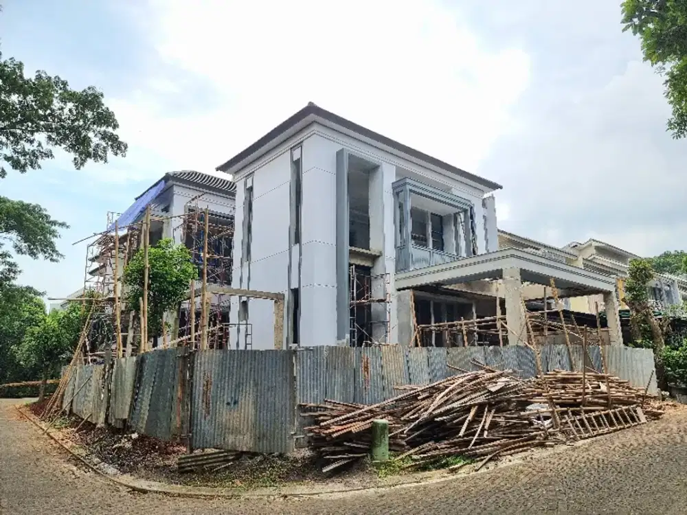 Rumah Hoek mewah American Classic Delatinos Bsd City