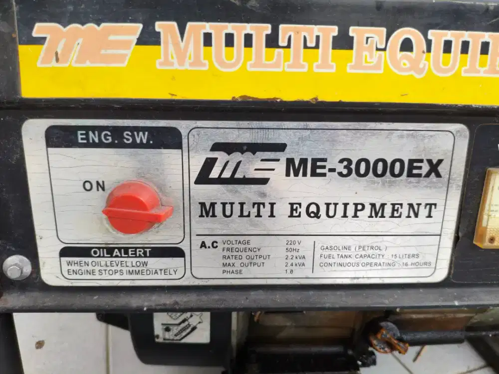 Genset multi equipment ME 3000 EX