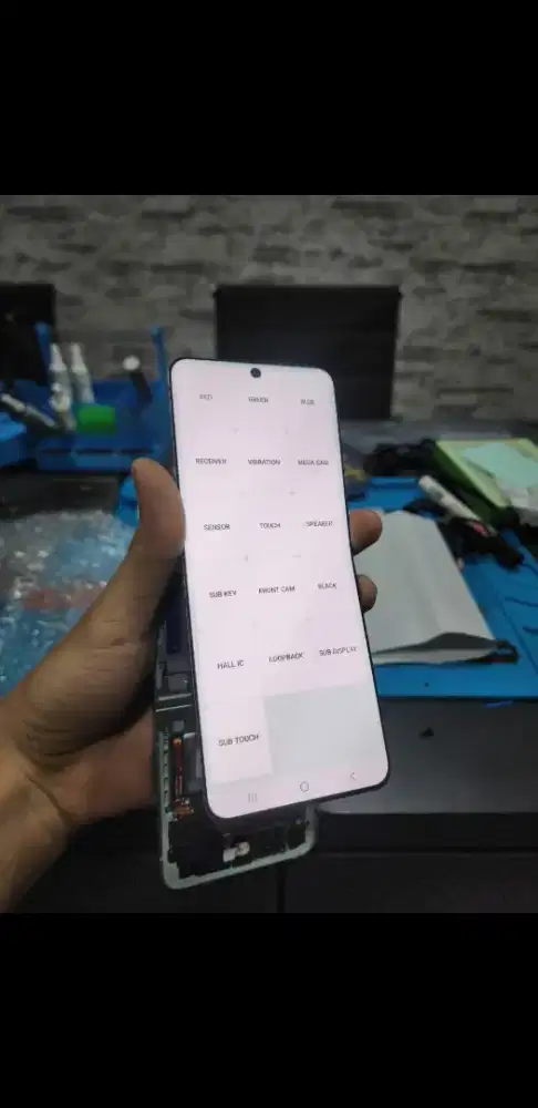 Lcd zflip 6 original copotan normal mulus