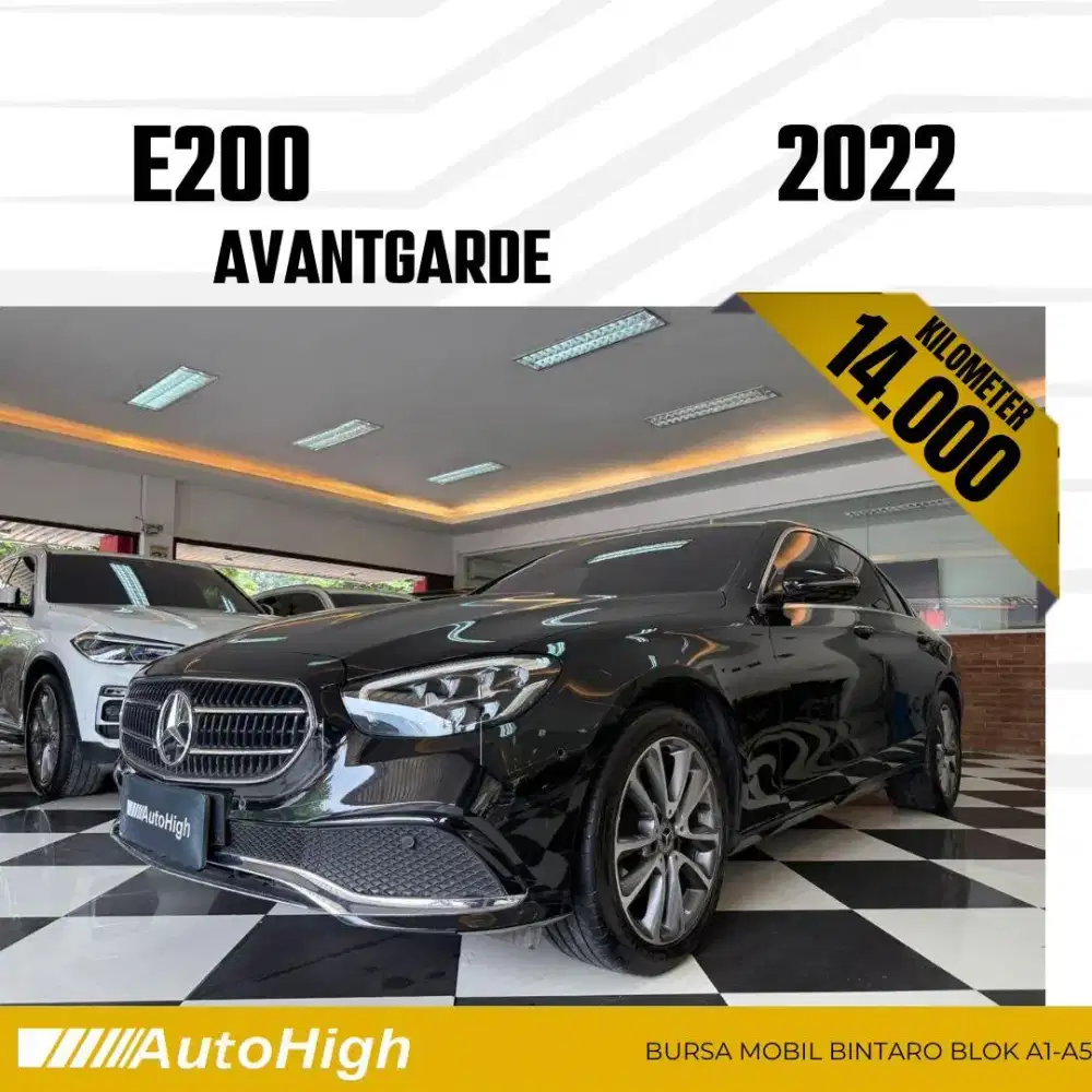 DP10% [Km14.000] E200 Avantgarde 2022 Black / E300 Reg 2021 #AUTOHIGH
