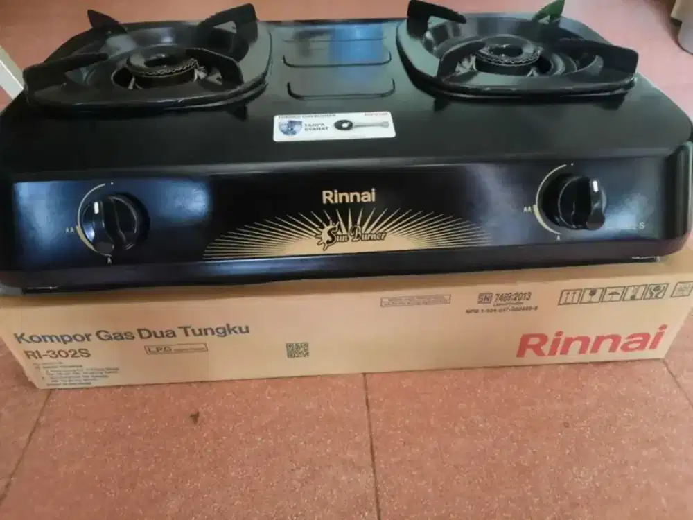 Jual cepat kompor gass 2 tungku merk rinai