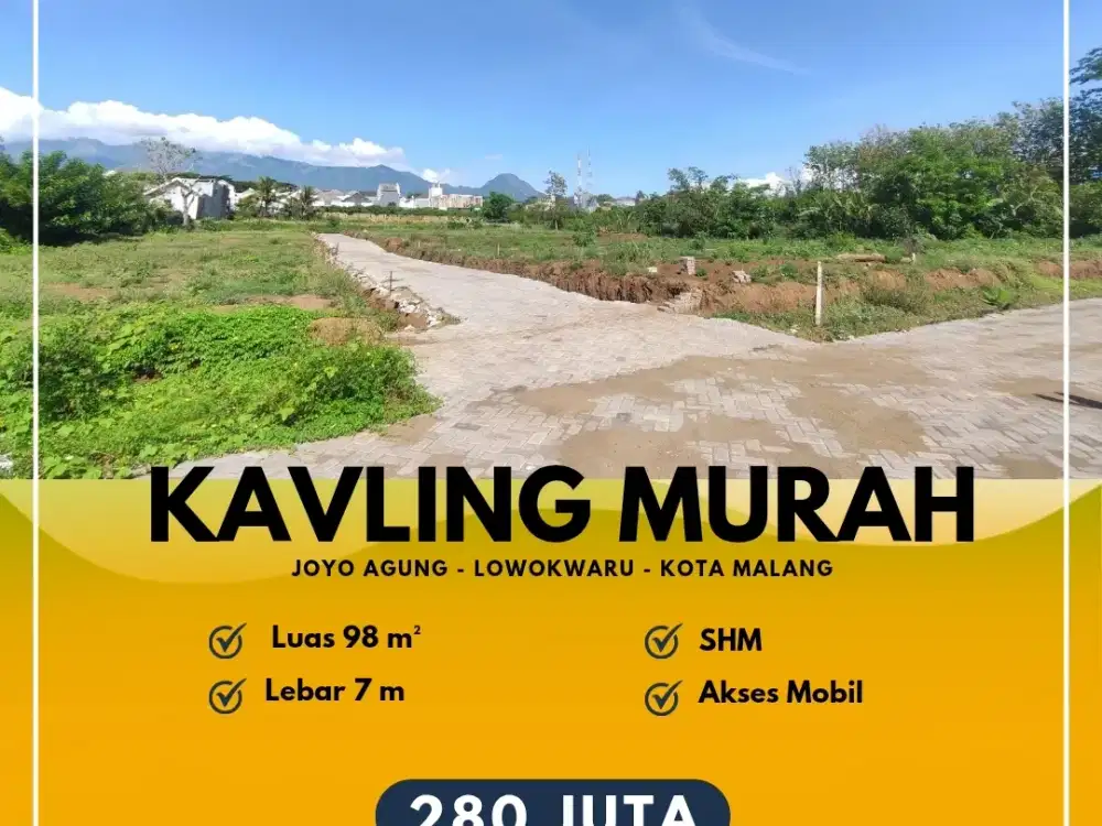 Kavling Murah Cocok Bangun Hunian Atau Kost Kota Malang