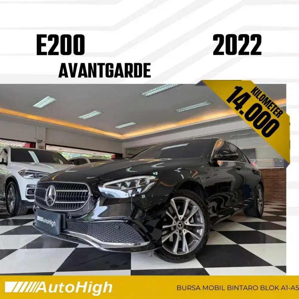 DP10% [Km14.000] E200 Avantgarde 2022 Black / E300 Reg 2021 #AUTOHIGH