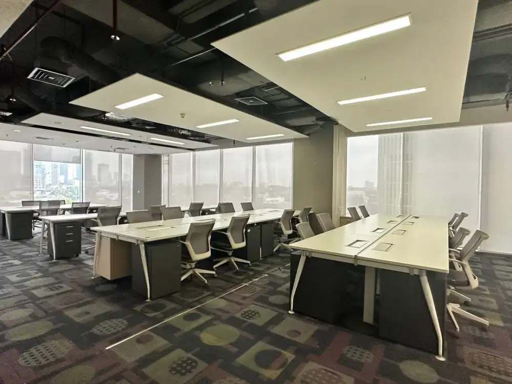 Sewa kantor Furnished 18 Parc Place SCBD