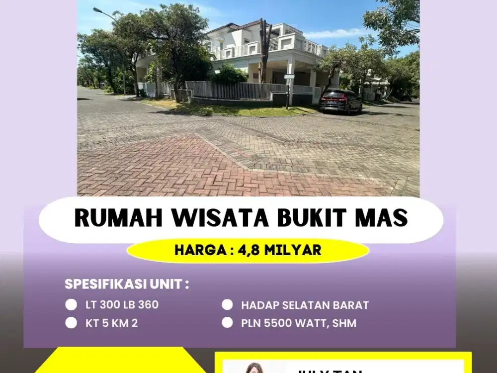 Dijual Wisata Bukit Mas Termurah