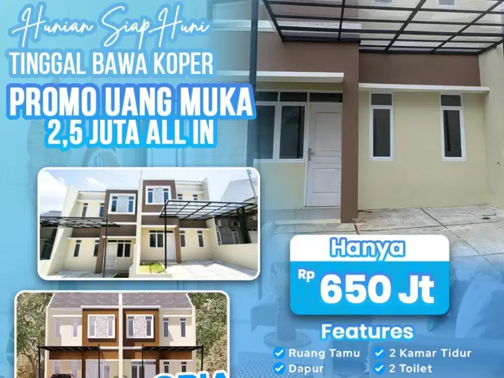 Rumah 2 Lantai Bojongsari Lama,All In 2.5Juta, Dekat The Park Sawangan