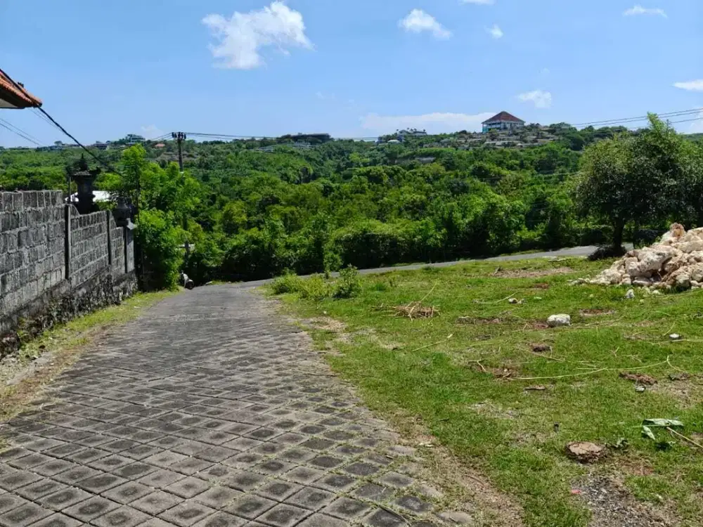 Land For Sale Ocean View Good Access Ungasan