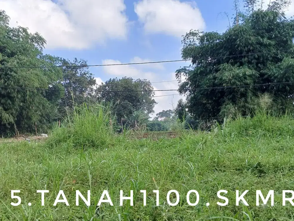 Dijual tanah matang pinggir jalan lokasi bagus strategis luas