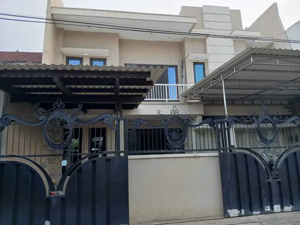 Rumah 180m Mewah Furnished 2 Lantai Siap Huni di Darmo Indah Surabaya