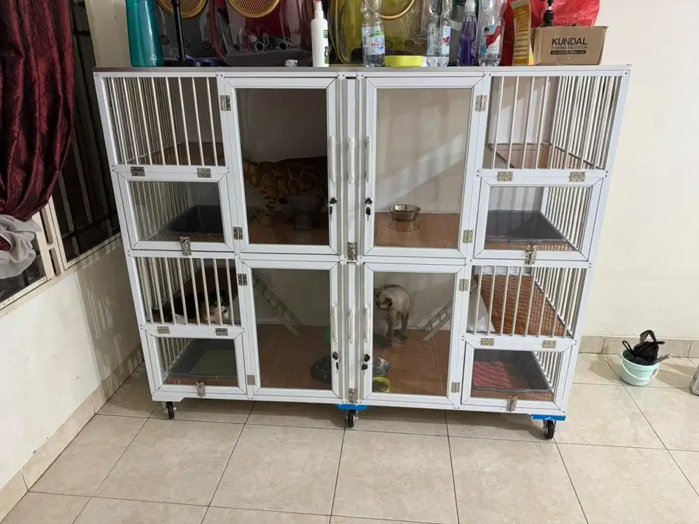 kandang kucing 4 pintu jumbo