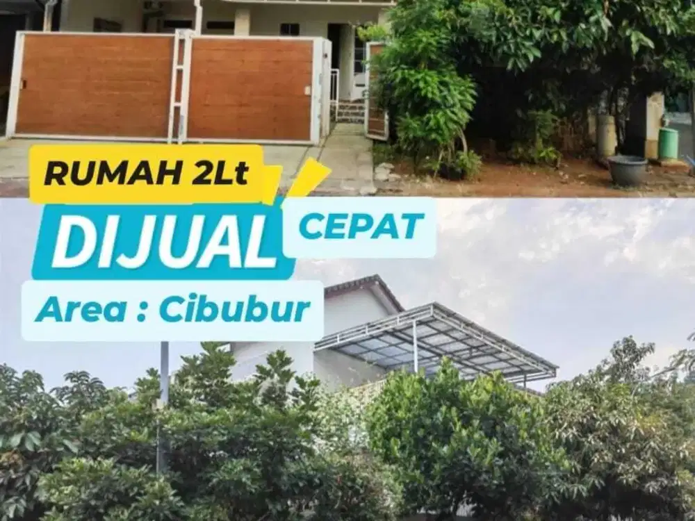 Dijual Cepat Rumah 2 Lantai Furnished Di Cibubur Residence