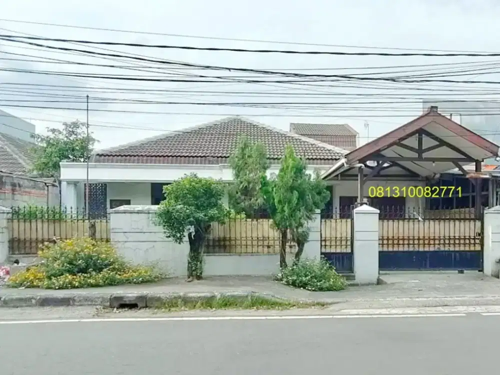 Rumah Bagus Pinggir Jalan cocok utk Usaha Di Rawamangun Jaktim