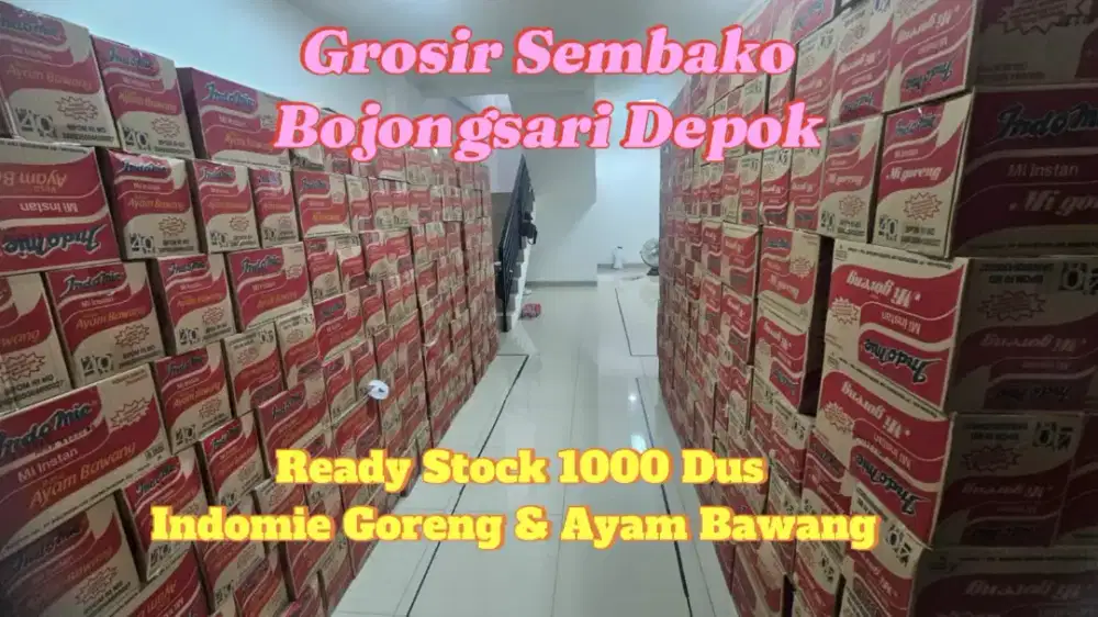Indomie Goreng dan Ayam Bawang Ready Stok Banyak