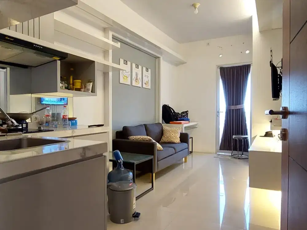 Apartemen Gunawangsa Tidar 2BRS Lantai 27 Sky Garden City View Furnish