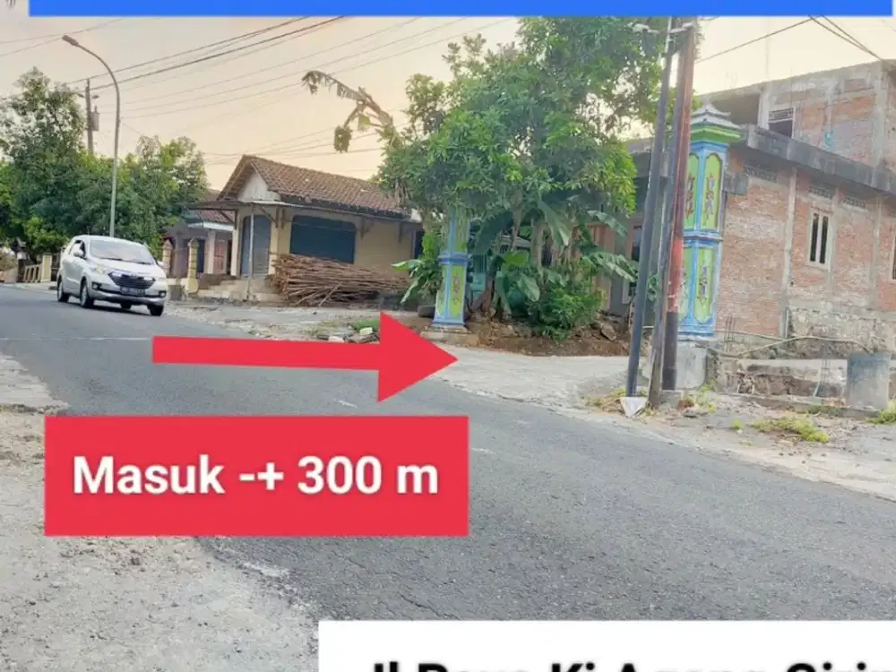 Tanah dijual murah di Wareng Wonosari Gunungkidul