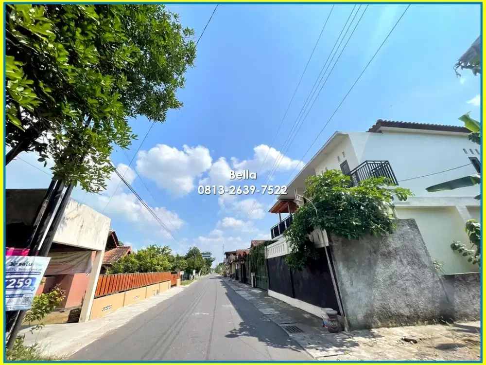 dekat kidsfun, tanah di berbah 2 unit siap akad