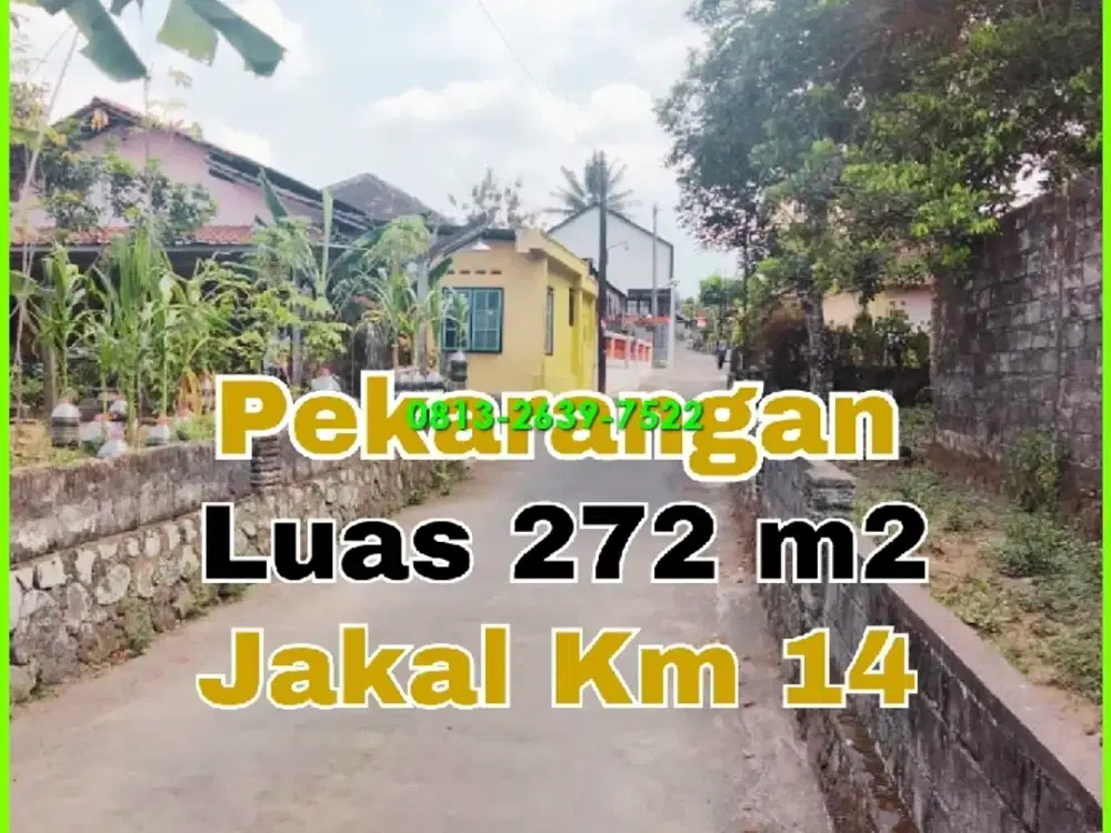 LD 13,5 Tanah Harjobinangun Sleman Dekat UII