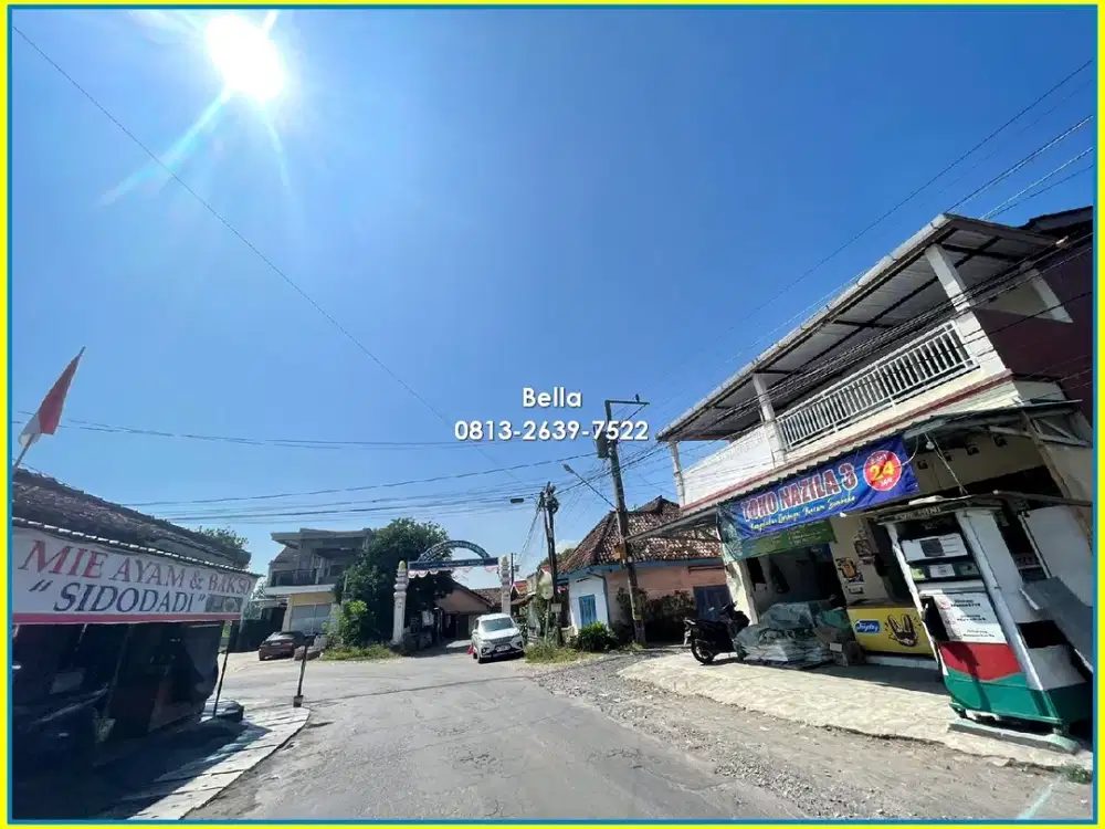 tanah dekat sop pak bayu jakal, shm sawah jogja