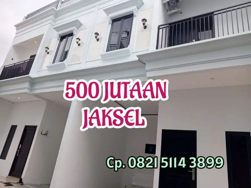 Rumah Cluster 2 Lantai Bebas Banjir Akses mobil di Pasar Minggu Jaksel