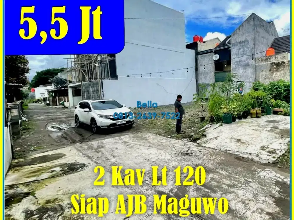 Tanah Kapling Maguwo Dekat Jl Stadion Jogja Bay