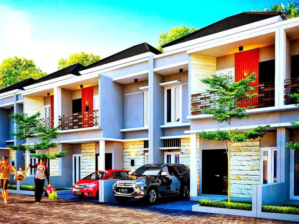 Rumah cluster 49 unit di perumahan cluster mewah solo baru