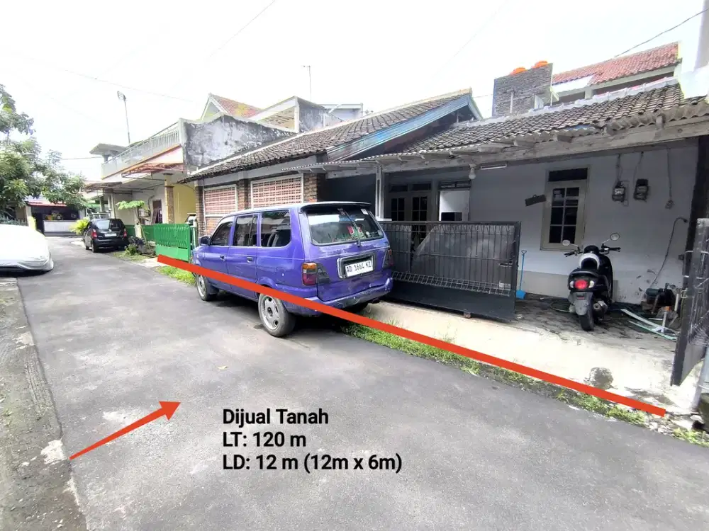 Rumah Second Bagus Hitung Tanah di Klodran Dekat Jalan Raya