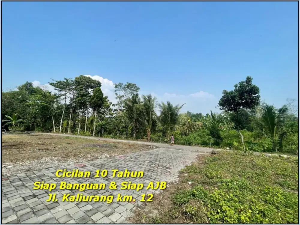 2 Jtan/mSiap Bangun Cicilan 10 Tahun 5 Menit Jl. Cangkirngan Kalasan
