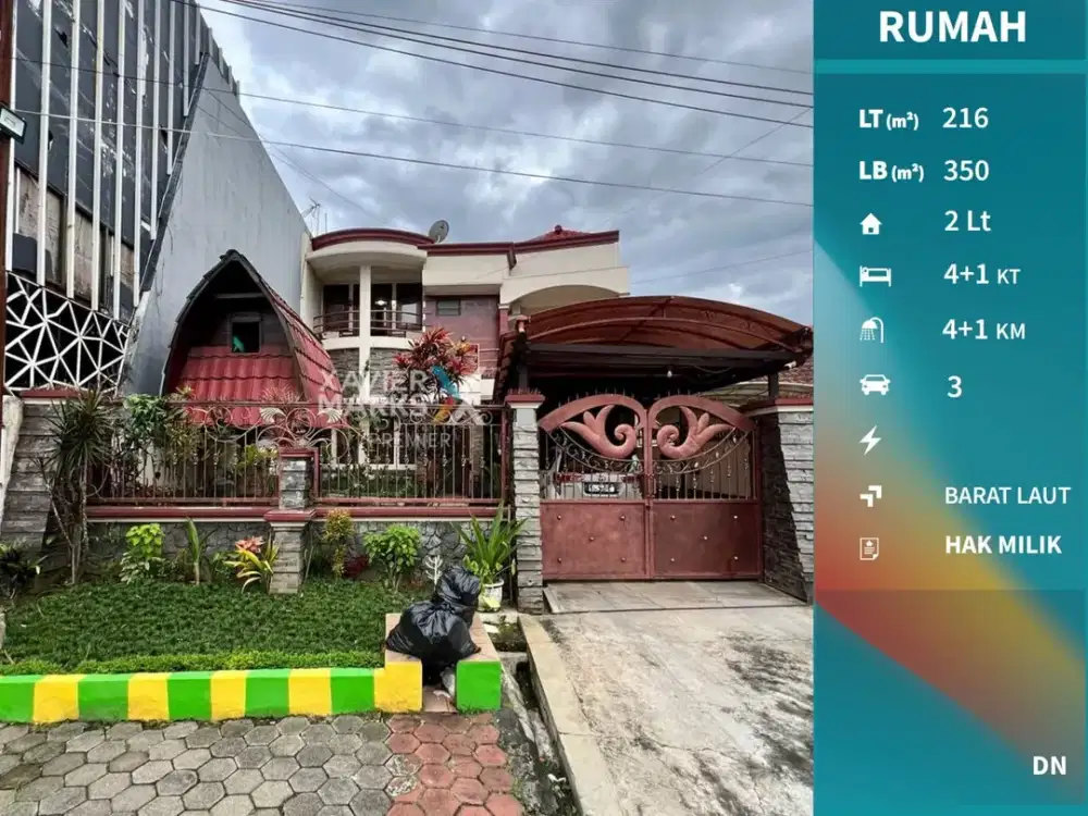 Rumah Klasik Di Jalan Simpang Ijen, Klojen Kota Malang(OLX537)