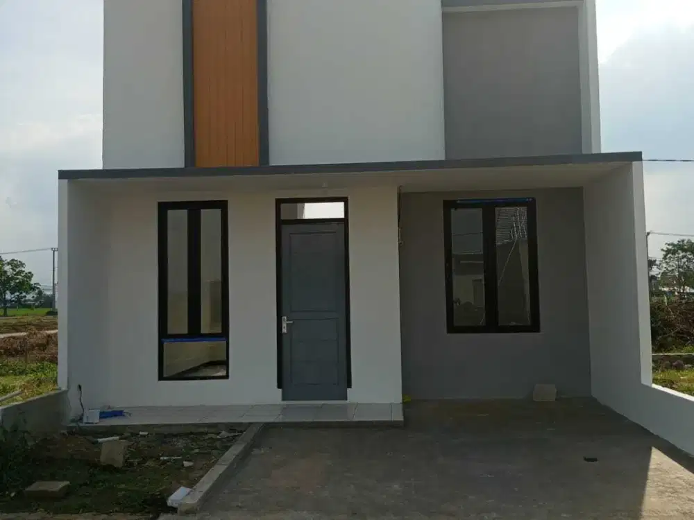 Jual rumah baru kontenporer paling murah dekat desa buahbatu