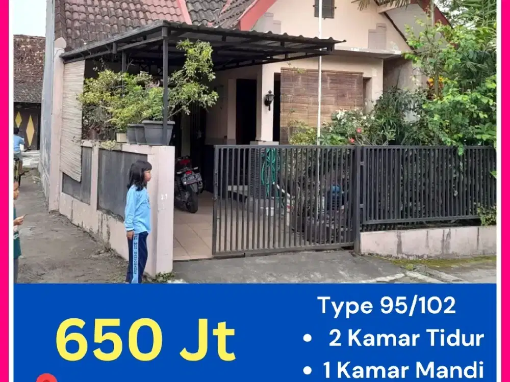 Rumah Jl Godean Dalam Ringroad Dekat STPN