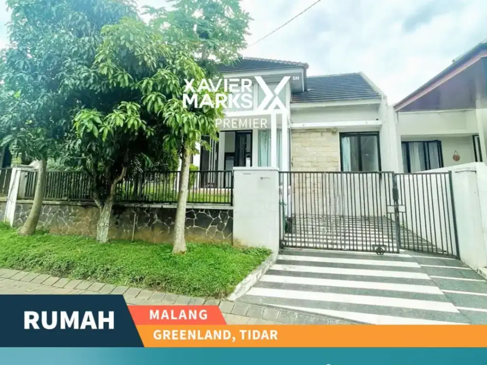 Rumah Minimalis Modern Di Jalan Greenland Tidar Malang(OLX736)
