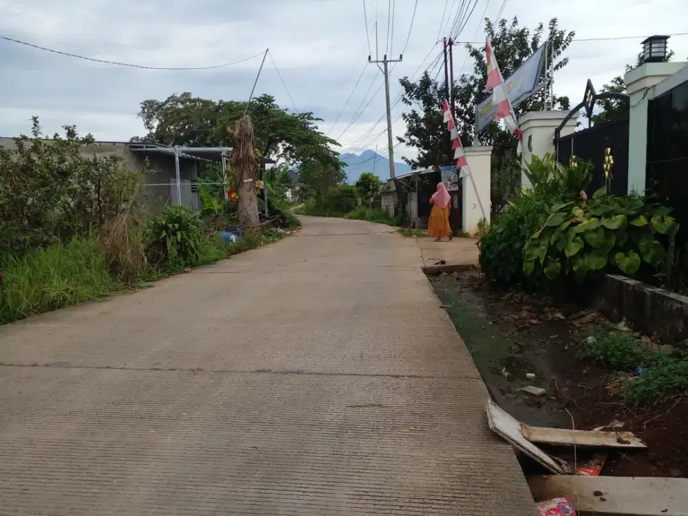 2 Menit Jl. Raya Tonjong Tanah Kavling Murah Free SHM