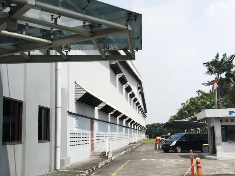 Jual / sewa pabrik / gudang luas 2,3 hektar luas bangunan 1,6 hektar di dalam kawasan industri jababeka 5 cikarang