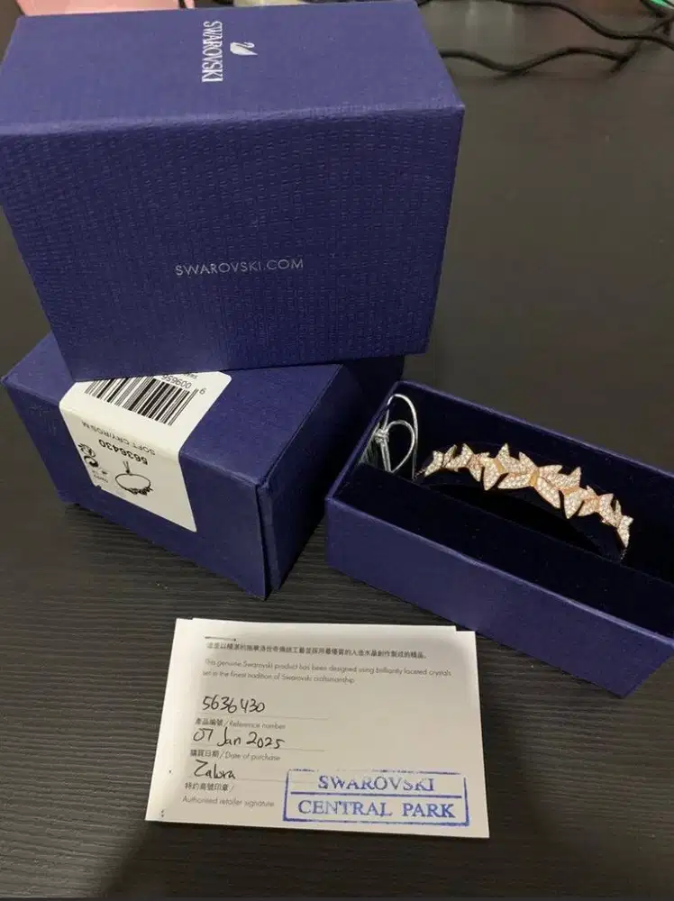 gelang swarovski rose gold