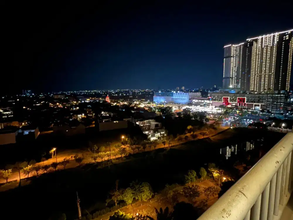 Apt Educity 2BR Corner Tower P Tengah FF Bagus