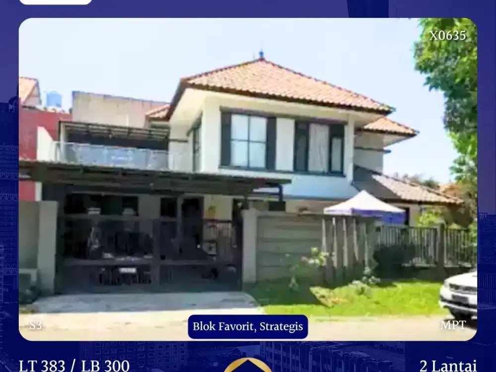 Rumah Graha Family Wiyung Surabaya Barat dkt Pakuwon Mall Citraland
