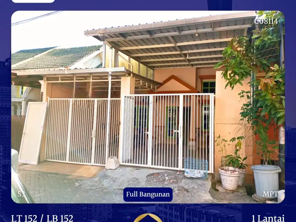 Rumah Taman Pondok Indah Wiyung Surabaya Barat dekat Babatan Indah
